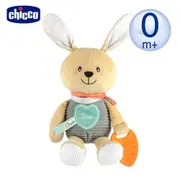 Chicco 拼布安撫柔軟小兔兔 / 安撫玩偶 絨毛玩偶 娃娃 兔子 好抓握