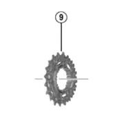 SHIMANO CS-R9200 Gear Unit (17-19T) 11-30T Y0MV98020