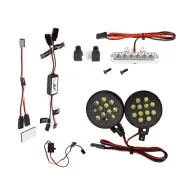 CNC LED Rear Tail Brake Side Spot Light Lamp for 1/5 RC HPI RV KM BAJA 5B 5T 5SC