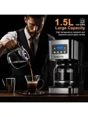 Coffee Machine, 3-In-1 Single-Serving Coffee Machine, Pod Coffee Machine for K-P