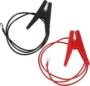 Alipis 2Pcs Starter Clamp Jumper Cable for Solar Electric Fence Heavy Duty Automotive Emergency Battery Charger Clamps with Cables Versatile and Durable Design