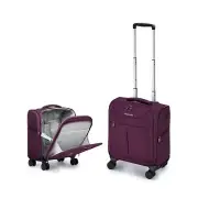 Hanke Underseat Carry On Luggage with Wheels, Lightweight Small Suitcase Airl...