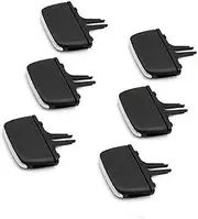 DEMULAX Dashboard Air Vent, for Volvo, XC90 V90 S90 Car Air Conditioner Vent Clip Repair Kit Front Rear Grille Outlet Tab Clip Slider Car Air Vent Clip(Black OneColor)