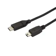 StarTech USB2CMB2M USB cable 2 m USB 2.0 USB C Mini-USB B Black