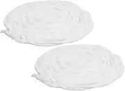 Mikinona Rapid Absorption Perm Cotton Roll Coils Cotton Wax Strips Salon Beauty Coils for Hairdressing and Makeup