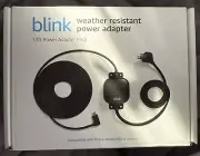 NEW Blink Camera Weather Resistant Power Adapter 13FtUSB-C Black & Mounting Kit