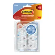 NEW 3M Command Mini Clear Hooks By Spotlight