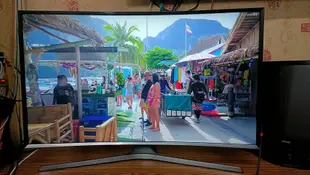 大台北 永和 二手電視 40吋電視 曲面 SAMSUNG 三星 UA40J6300AW 聯網 SMART TV 黃金曲面