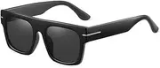 [NIDOVIX] Classic Vintage Square Sunglasses for Men Women Large Frame Retro 70s Sun Glasses UV400 Protection