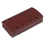 30Pcs Square Sandpaper Sanding Sheet 95X185mm Sander Hook Loop Disc4785