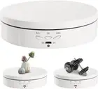 Rotating Display Stand White Turntable Stand 5.7 Inch Spinning Stand for Product
