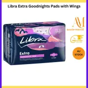 NEW Libra Extra Goodnights Pads with Wings-AU,FREE SHIP....