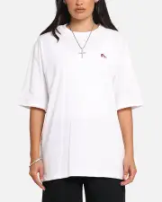 [JORDAN] Jordan Brand Sneaker Patch Crewneck T-shirt White/varsity Red - Size 2XL 2XL White/Varsity R