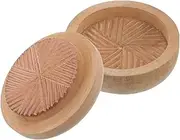 OFFSCH Manual Grain Peeling Tray Wooden Grain Grinder Handheld Grain Mill for Kitchen Efficient Portable