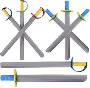 8PCS Foam Sword & Knife, 20.9x1.8 Inch EVA Foam Toy Sword & Knife Soft Weapons, Pretend Play Swords for Kids for Birthday Party Activities and Kindergarten Performance Swords for Kids