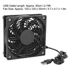 2Pcs Computer Case Fan Ultra Silent Quiet Cooling Fan 5V Usb Pc Cooler Fan C IDS