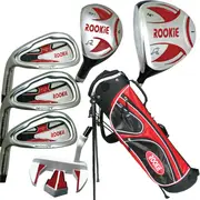 Rookie - Kids Golf Set LH - 7 Pce Red for 10 Yrs or Over