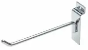 SLATWALL CHROME DISPLAY HOOK Select Your Size - 20 Pcs Pack
