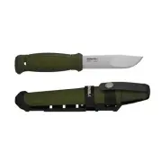 MORA Kansbol fixed knife multi-mount sheath drop point blade molle attachment