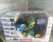 Carrera Blue Electric On-Road Brushless Mario Kart Yoshi In Go-cart Free Ship