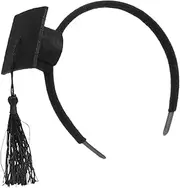 [COLLBATH] Headband for Graduation Doctor Cap Headband Graduation Party Hat Headband Mini Graduation Cap Headdress Mini Hair Ties Mini Hair Bands Tiara Doctor Hat Hair Child Decorate Aldult