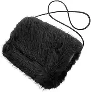 [ANDRESLAD] Hand Warmer Bag Hand Pillow Faux Fur Cold Weather Handwraps Women's Warm Gloves Handbags Delicate Warmer Muff Warm Hands Muff Portable Hand Muff Women Hand Muff