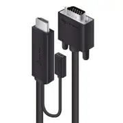 Alogic HDVG-MM-03 3m HDMI to VGA Cable with USB Power Support 5V 2A 1080p Plug-and-play