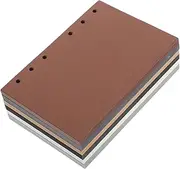 JEWEDECO 300 Sheets A5 Binder Planner Inserts 6 Hole Blank Refill Paper for Journals