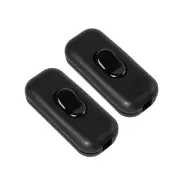 2 pcs Inline Cord Switch On/Off Lamp Control Appliance Switch AC120V 10A, 250V 6