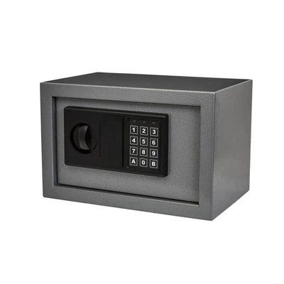 Digital Safe Box - Steel Lock Box with Keypad, 2 Manual Override - For Home or