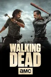 The Walking Dead poster print : Rick and Negan : 11 x 17 inches