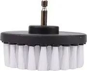 4 inch cleaning brush for drill, soft drill brush attachment for cleaning carpets, leather and upholstery, car interior, glass cleaning