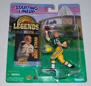 1998 STARTING LINEUP NFL LEGENDS BART STARR FIGURE GREEN BAY PACKERS