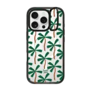 iPhone 16 Pro Impact Ring Stand Case MagSafe Compatible Palm Trees