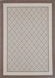 Sisalo Acula Geometric Beige Indoor / Outdoor Rug