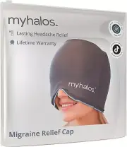 MyHalos Migraine Hat - Flexible Migraine Ice Head Wrap - Hat for Migraine Relief
