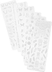Manicure Set Pcs Nail Art Templates Stamping Plates for Nail Polish Decorations
