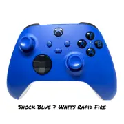 Microsoft Xbox One Series X/S Shock Blue 7 Watts Modded Rapid Fire Controller