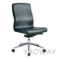 在飛比找Yahoo!奇摩拍賣優惠-【耀偉】 背動式低背皮椅SD-A03KTGD背動式低背皮椅 
