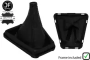 BLACK STITCH LEATHER MANUAL GEAR BOOT+PLASTIC FRAME FOR PEUGEOT 309 1985-1994