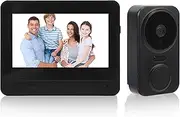 Video Intercom, Video Doorbell Camera with Display, WiFi Video Door Intercom, HD Camera Kits, Dual Way Intercom for Villa Home Office Apartment