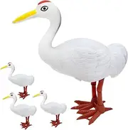 KOMBIUDA Cartoon Crane Wind up Toy Toddler Motor Skills Toy Simulation Crane Classroom Teaching Tool