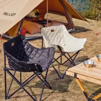 在飛比找momo購物網優惠-【May Shop】伯希和戶外折疊椅便攜式露營沙灘椅導演椅