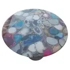 36" Round Mix Agate Stones Coffee Center Table Top Handmade Decor