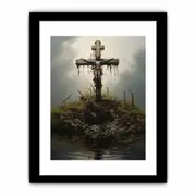 Cross Artwork Art Framed print