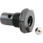 Aeroflow -10Orb to -6Orb Roll Over Valve Black - AF613-10BLK