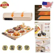 Efficient 500W Silicone Warming Trays with Detachable Power Cord for Parties