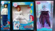 Ursula Doll Ariel Beautiful Bride Eric Groom Villain Disney Little Mermaid Lot 3