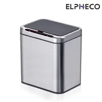 在飛比找蝦皮購物優惠-美國ELPHECO 不鏽鋼臭氧自動除臭感應垃圾桶ELPH96