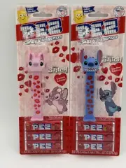 Stitch & Angel Valentine Pez Dispensers Exclusive Limited Edition Candy